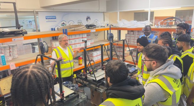 T Level engineering students visit HydraPower Dynamics